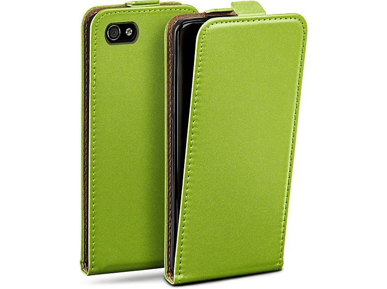 / 4, iPhone Apple, MOEX Flip Case, Flip Cover, Lime-Green iPhone 4s