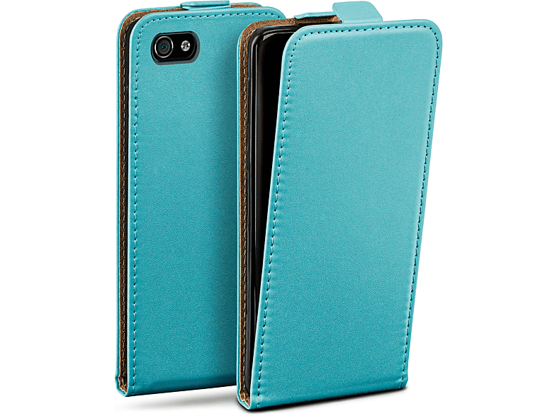 MOEX Flip Case, Flip iPhone iPhone Aqua-Cyan Apple, 4, / 4s Cover