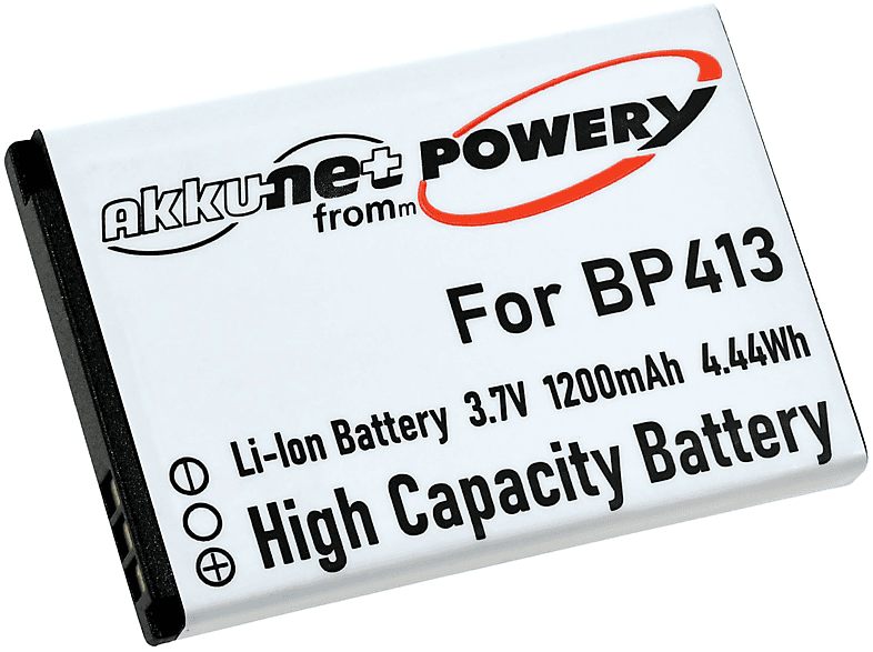 RCB01P01 POWERY Li-Ion für Typ Akku Akku, Doro 1200mAh Volt, 3.7