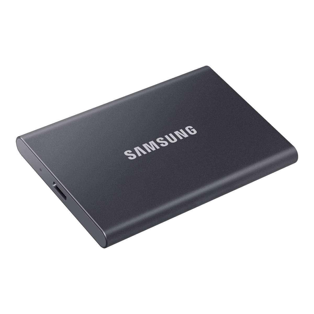 Disco duro externo - MU-PC1T0T SAMSUNG, 1x USB 3.2, 1x USB-C, SSD, Gris