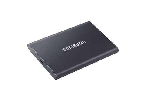 Disco duro externo - MU-PC1T0T SAMSUNG, 1x USB 3.2, 1x USB-C, SSD, Gris