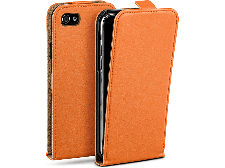 MOEX Flip Case, Flip Cover, Apple, iPhone 4s / iPhone 4, Canyon-Orange