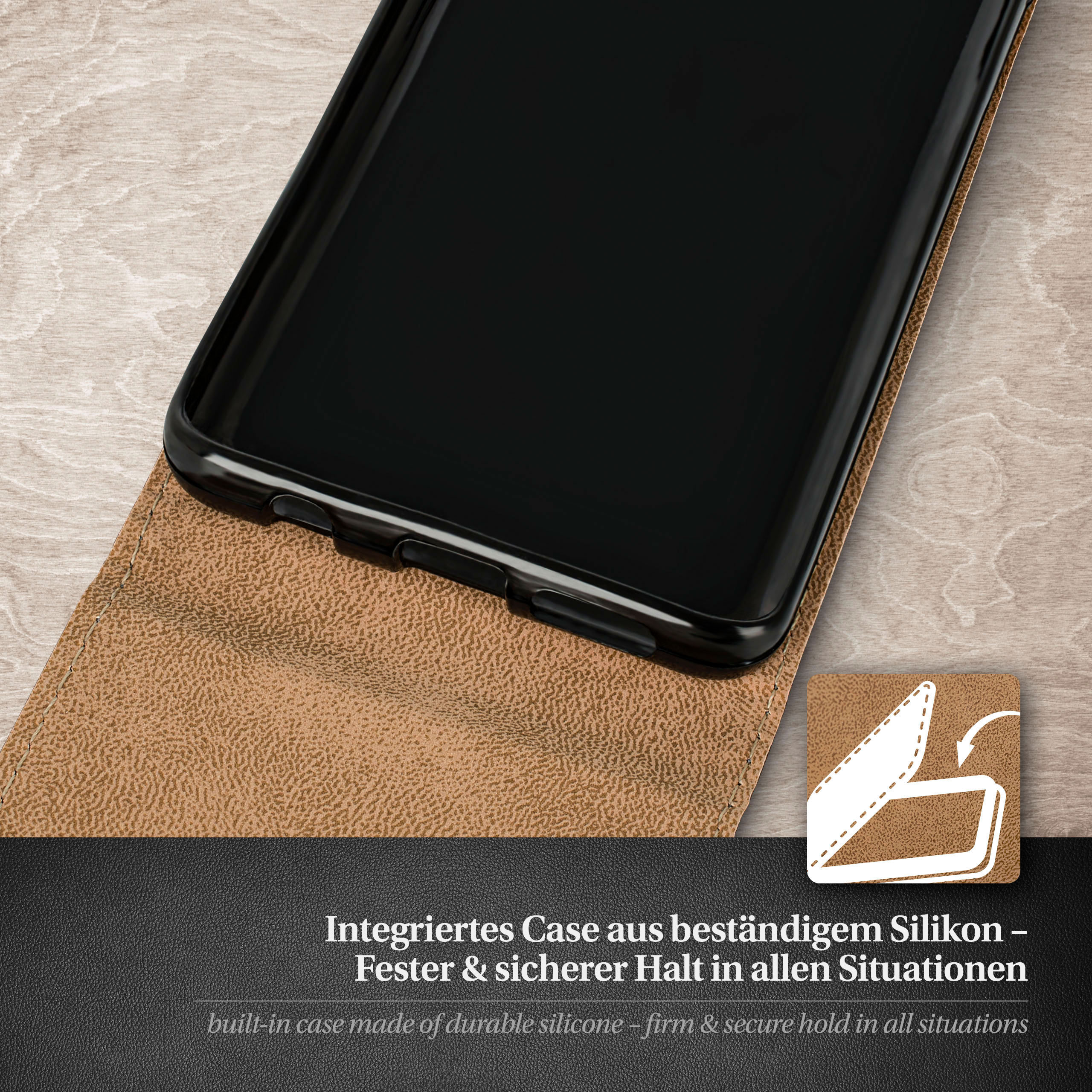 MOEX Flip Case, Flip Cover, 5X Huawei, Deep-Black Honor / GR5(2016)