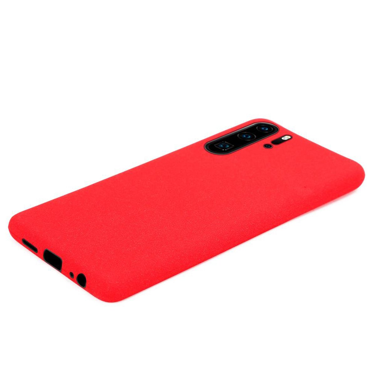 CADORABO TPU Frosted ROT PRO, Backcover, Huawei, Schutzhülle, FROST P30