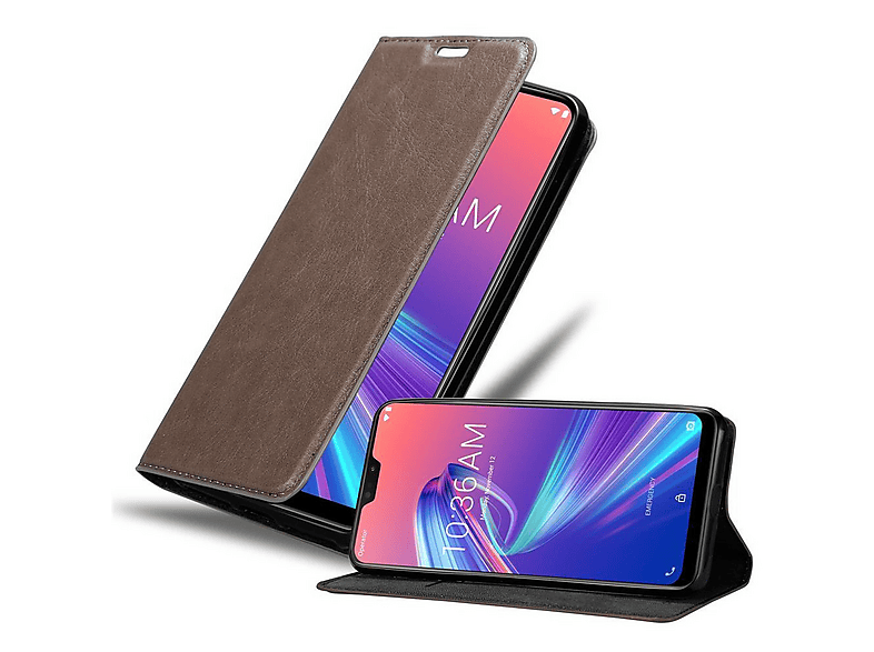 Cadorabo Custodia Libro compatibile con Asus ZenFone 8 FLIP in TURCHESE PETROLIO - con Vani di Carte, Funzione Stand e Chiusura Magnetica - Portafoglio Cover Case Wallet Book Etui Protezione