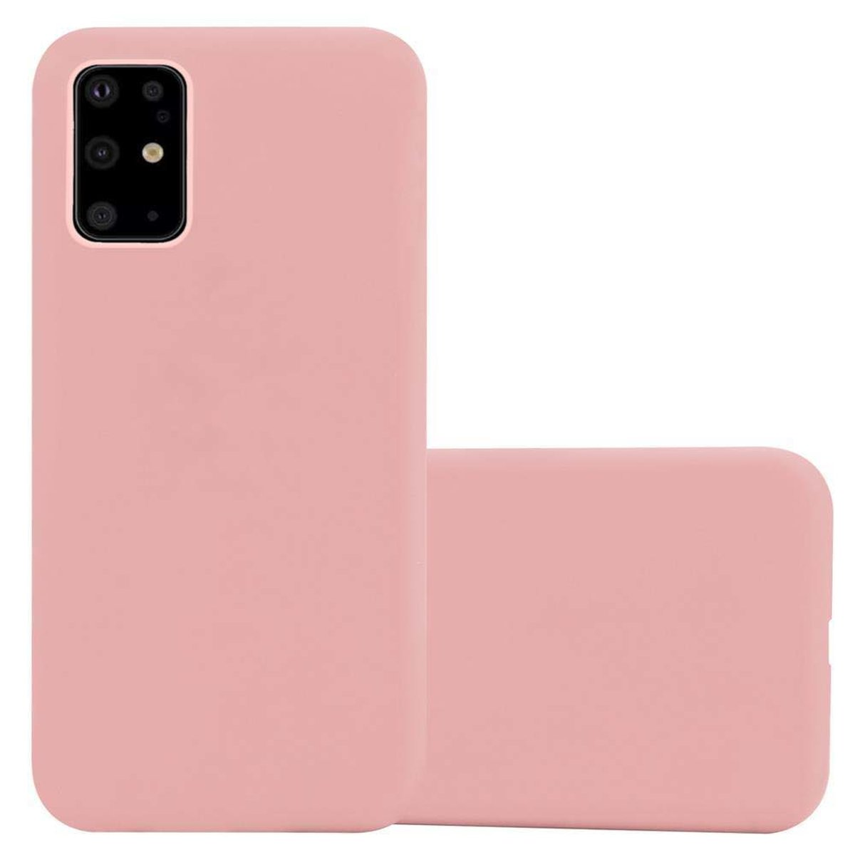 PLUS, im Backcover, Candy S20 Samsung, CADORABO ROSA Style, Hülle CANDY TPU Galaxy