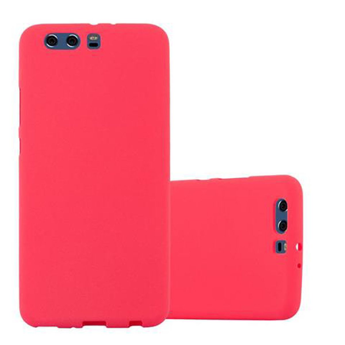 CADORABO TPU Frosted PLUS, FROST Schutzhülle, ROT P10 Backcover, Huawei