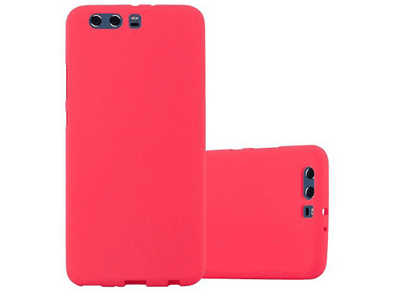 CADORABO TPU Frosted Schutzhülle, Backcover, Huawei, P10 PLUS, FROST ROT