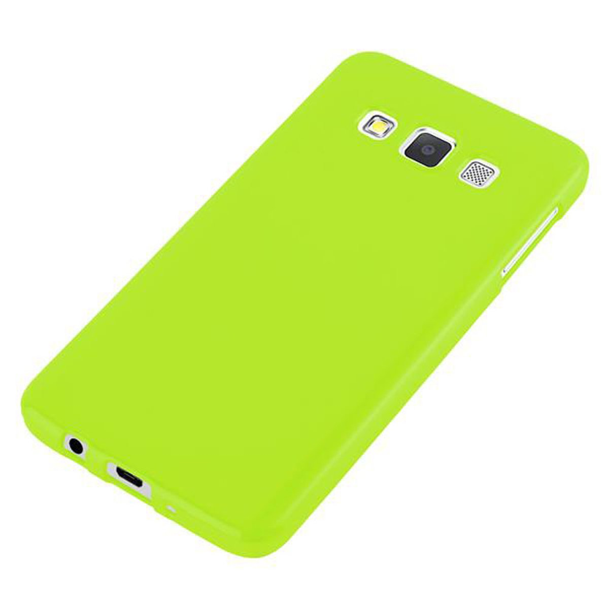 GRÜN JELLY Galaxy Backcover, Jelly A3 TPU Handyhülle, CADORABO 2015, Samsung,