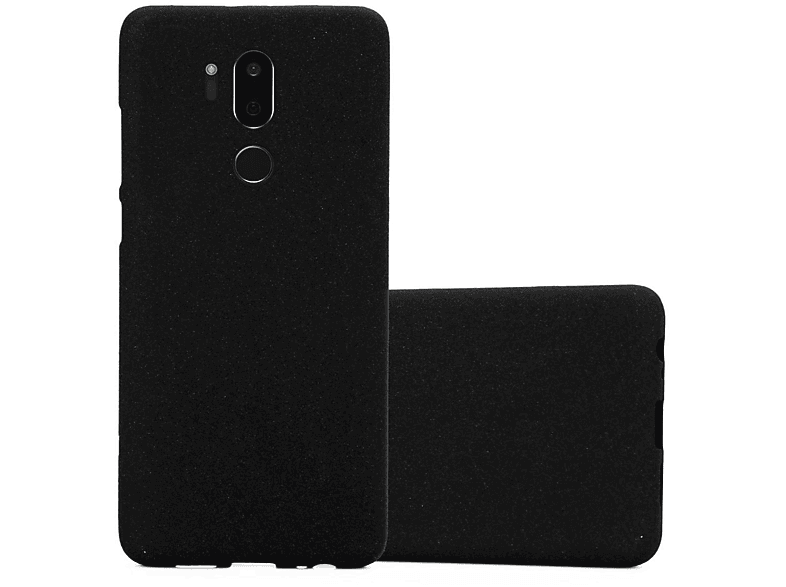 LG, / Schutzhülle, CADORABO TPU FROST ONE, / FIT Backcover, Frosted ThinQ G7 SCHWARZ
