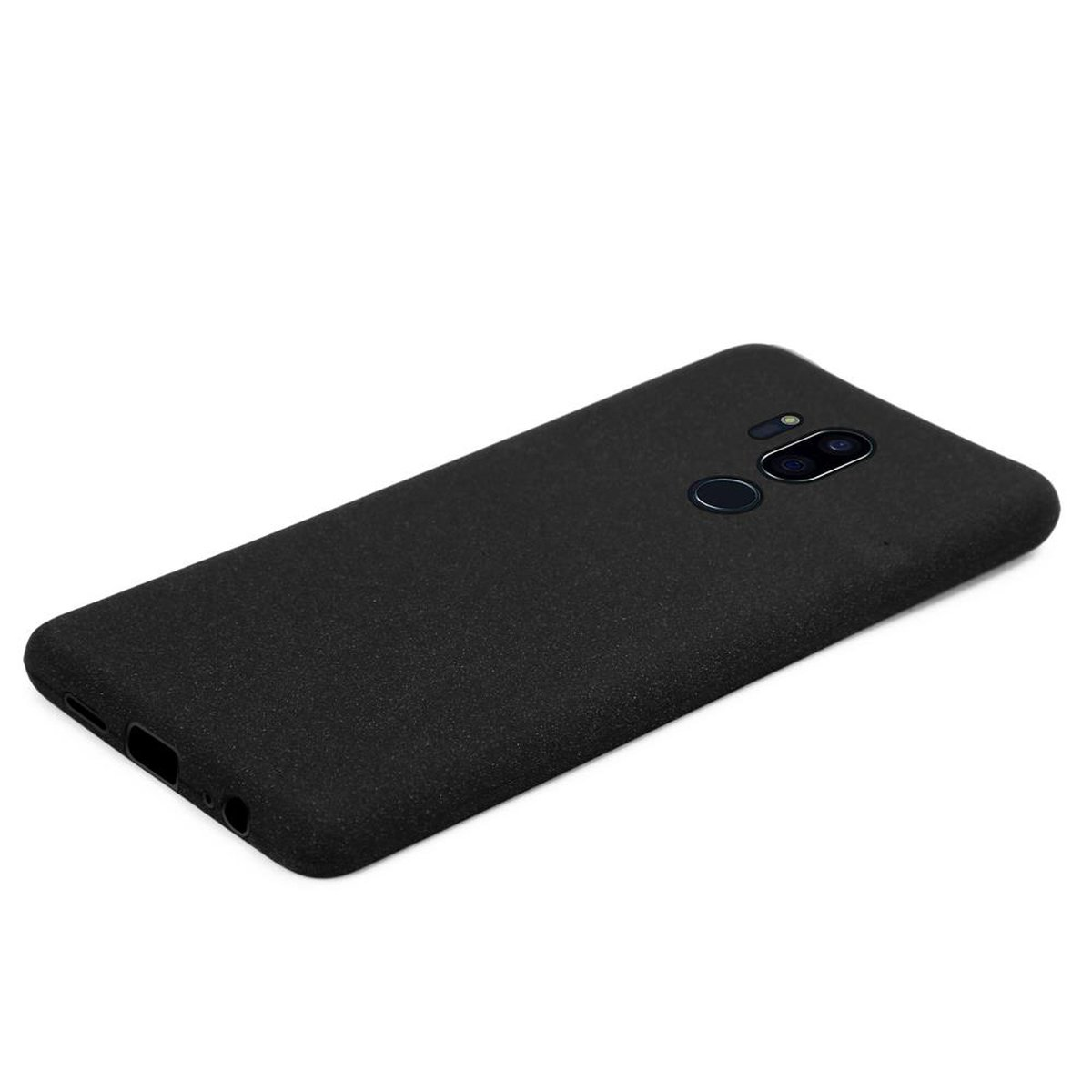 FIT G7 LG, Backcover, Frosted TPU ONE, CADORABO / ThinQ / SCHWARZ Schutzhülle, FROST