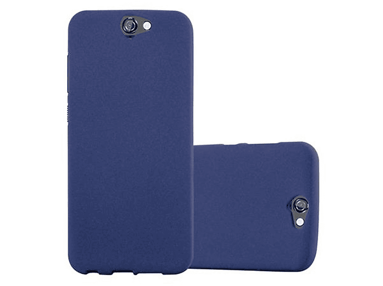 CADORABO TPU Frosted Schutzhülle, Backcover, HTC, ONE A9, FROST DUNKEL BLAU
