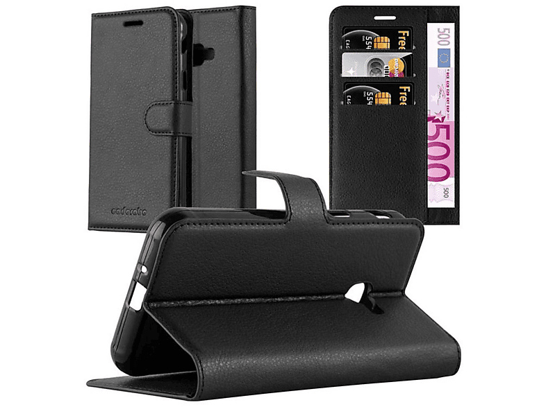 Standfunktion, Hülle Samsung, / PHANTOM Book SCHWARZ XCover XCover CADORABO 4 Bookcover, 4s, Galaxy