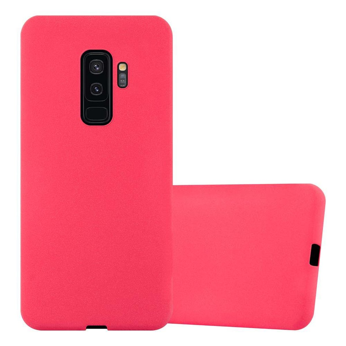 CADORABO S9 Schutzhülle, Backcover, PLUS, FROST Frosted Samsung, TPU Galaxy ROT