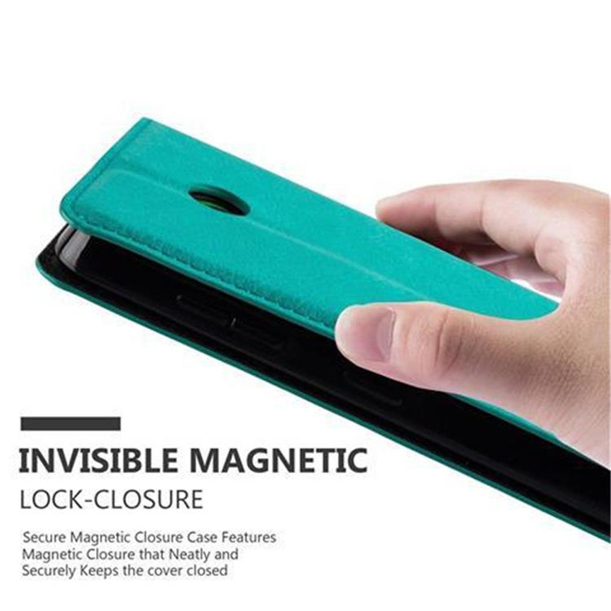 Hülle 630 TÜRKIS Bookcover, PETROL Invisible Book Lumia Magnet, 635, CADORABO Nokia, /