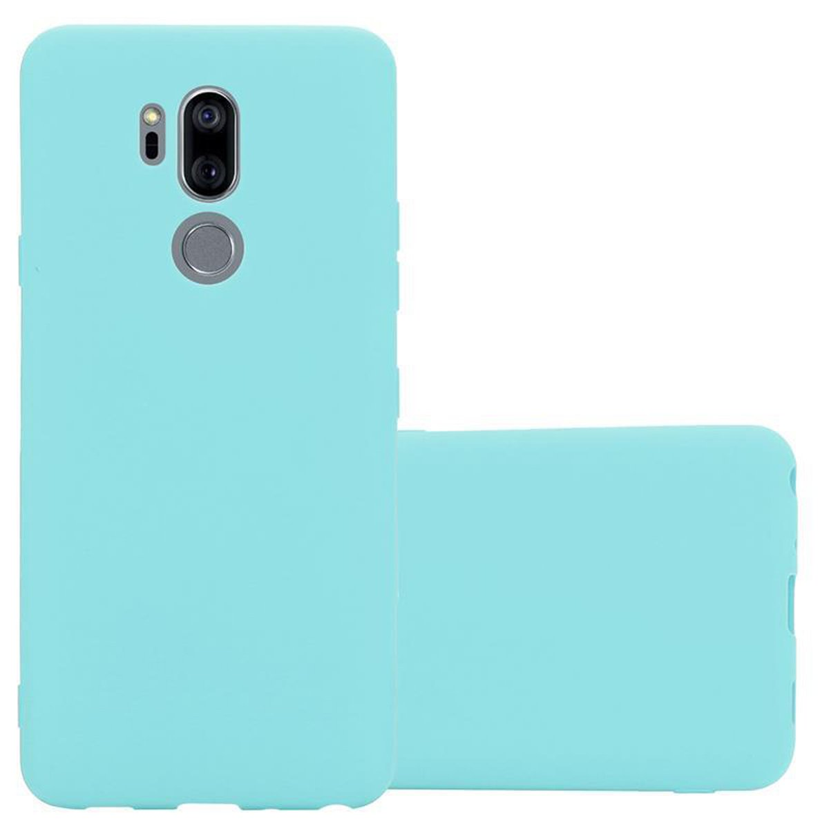 LG, Backcover, ThinQ Candy ONE, CADORABO FIT G7 Hülle BLAU TPU im Style, / CANDY /