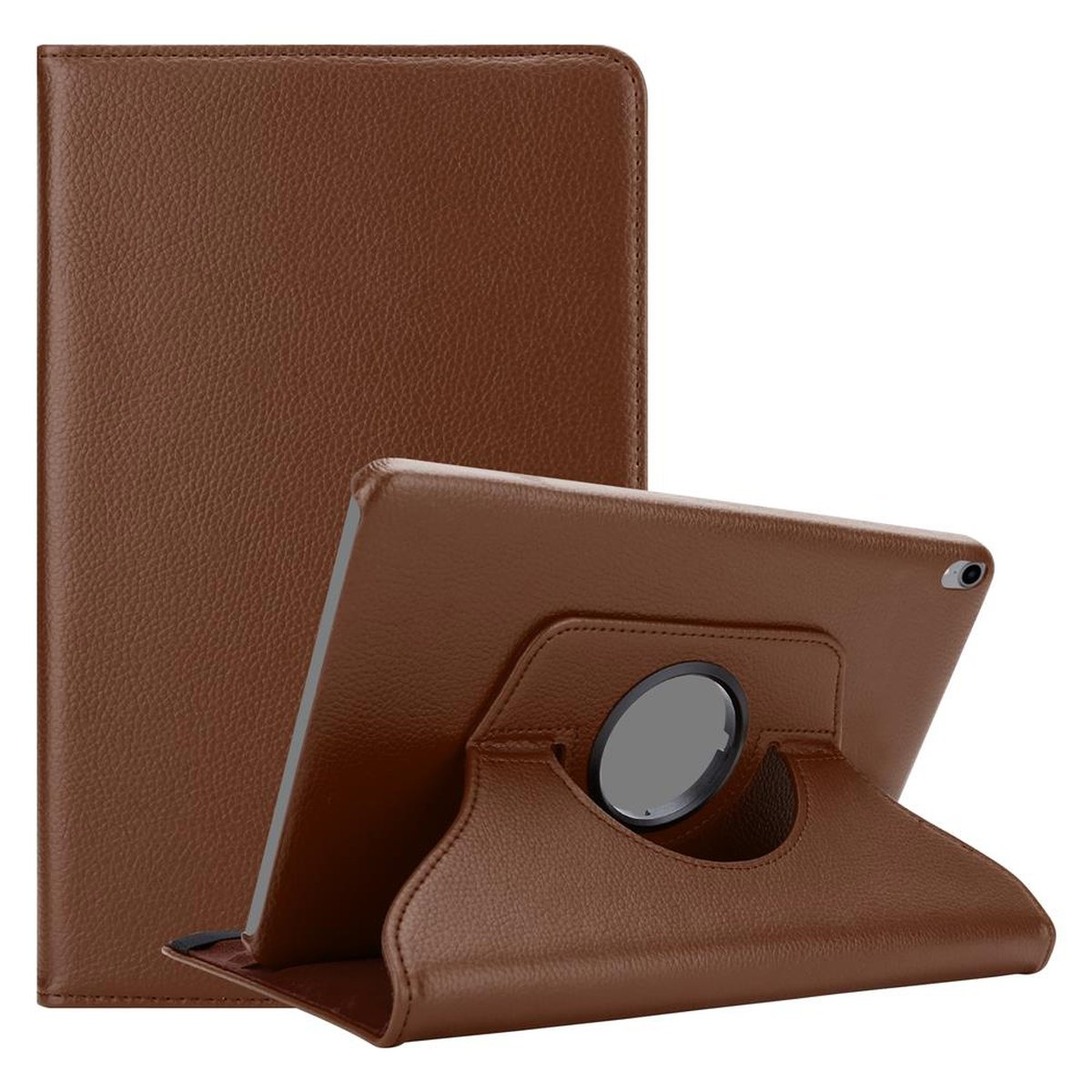 CADORABO Tablet Bookcover, Standfunktion, Hülle iPad Apple, 2018 Up Zoll), Auto PILZ Wake PRO BRAUN (12.9