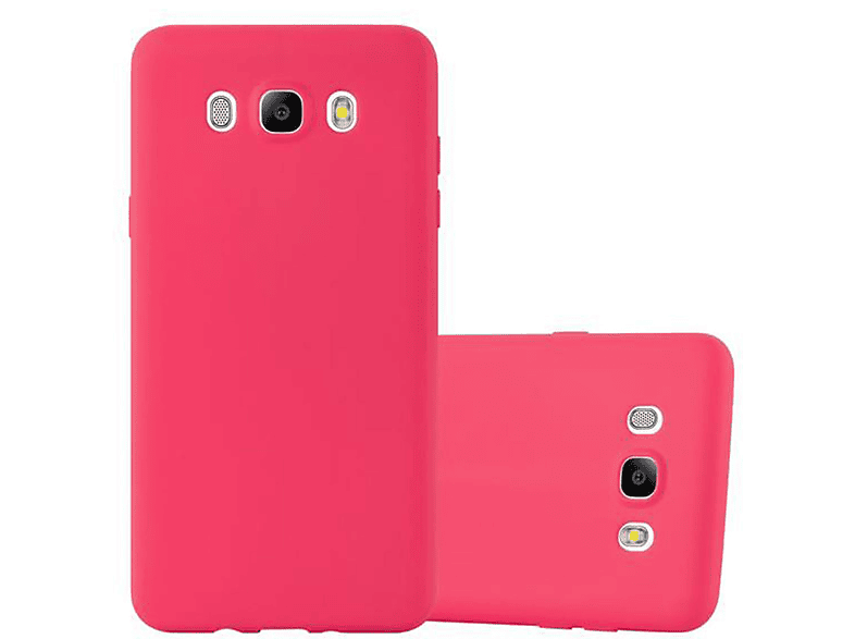 2016, J7 im ROT Style, Galaxy Samsung, Backcover, TPU CANDY CADORABO Candy Hülle