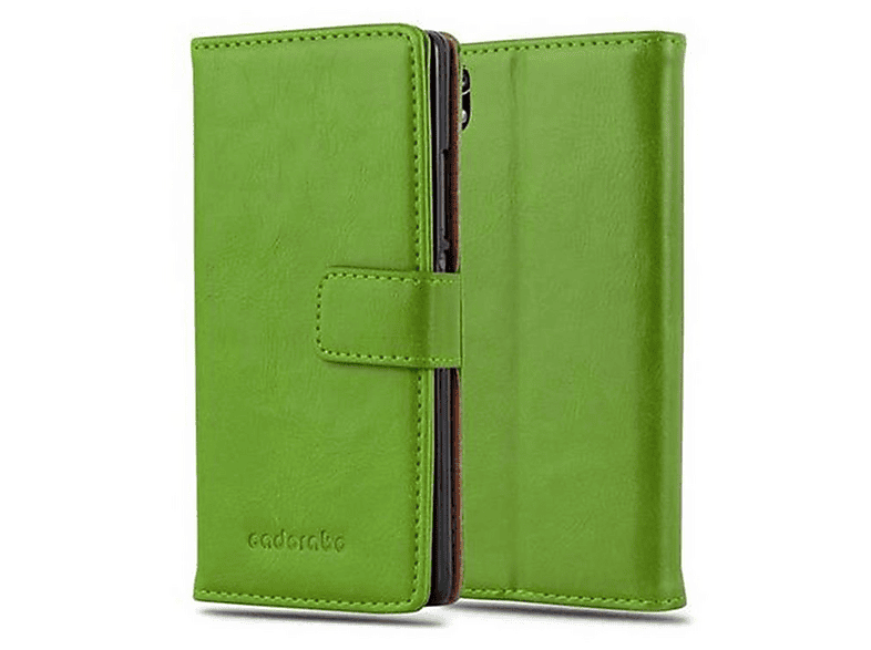 Cadorabo Cover Flip Con Chiusura Magnetica Per Huawei P7 - Custodia Portafoglio In Pelle Sintetica Notte Nera