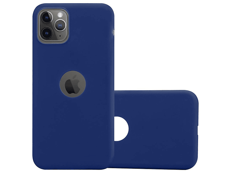 Backcover, CADORABO Hülle Candy iPhone PRO, Apple, TPU CANDY im 11 Style, DUNKEL BLAU