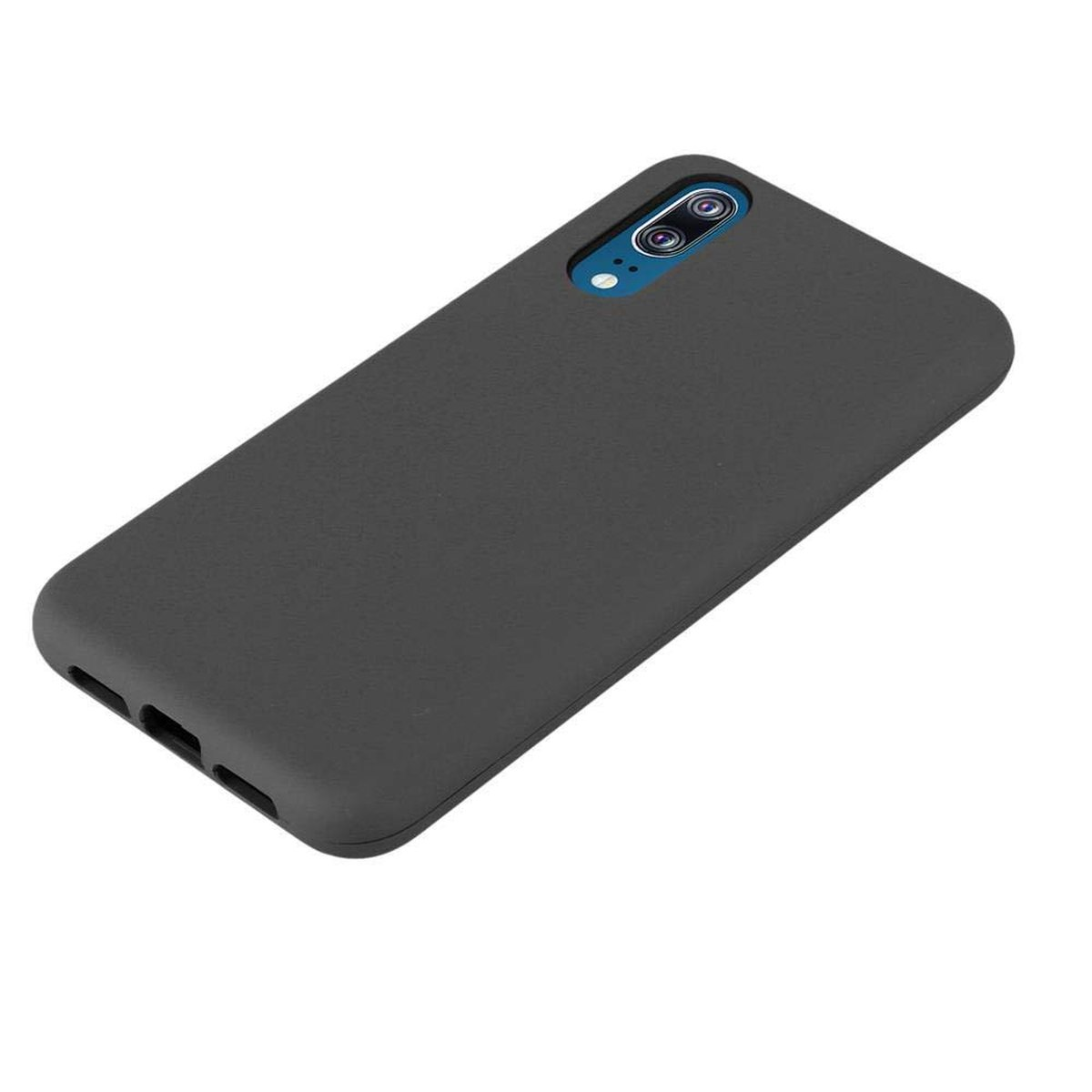 CADORABO Hybrid Hülle 3-in-1 Schutz, Huawei, QUARZ GRAU Backcover, P20