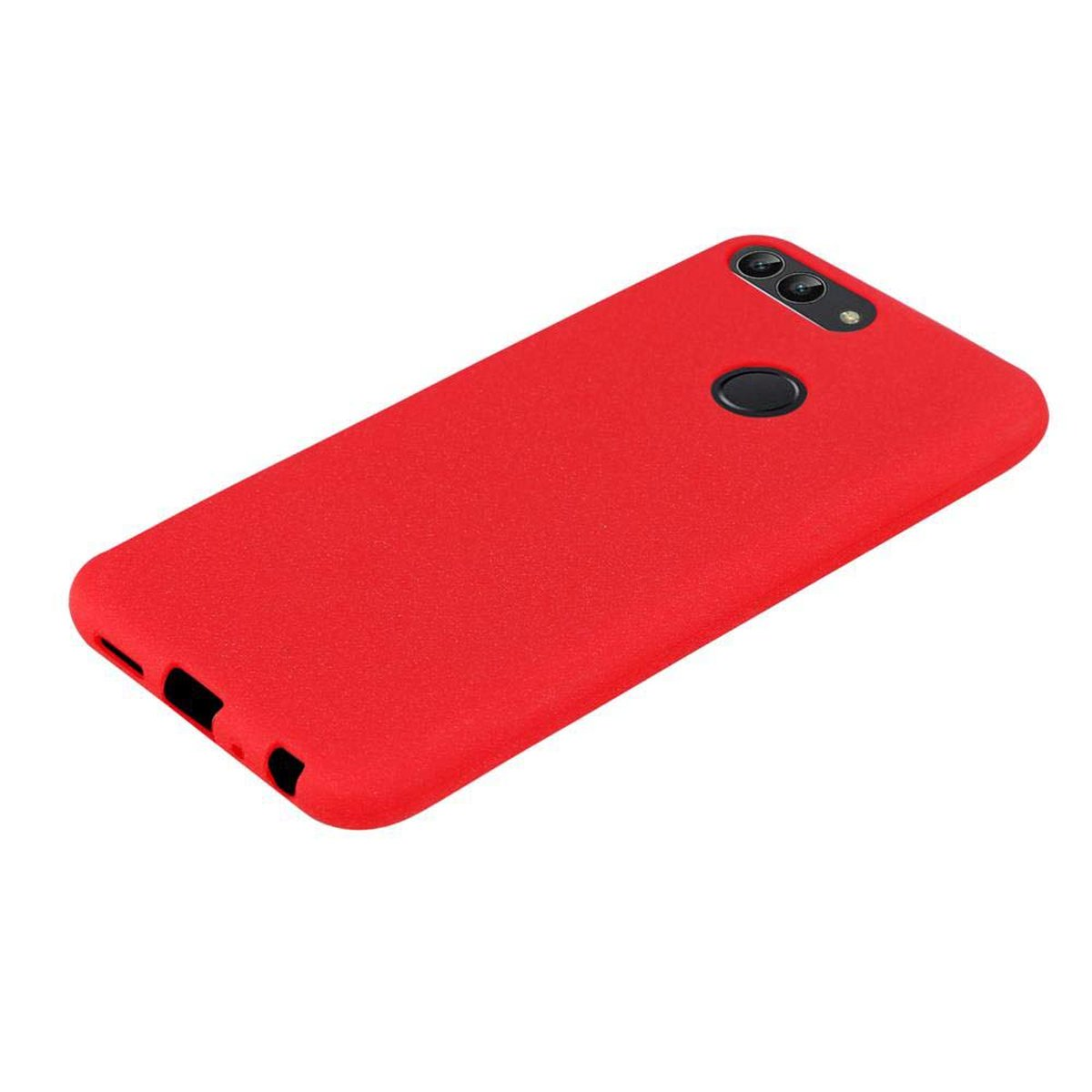 Enjoy Huawei, TPU CADORABO 2018 FROST Backcover, ROT 7S, Schutzhülle, / P Frosted SMART