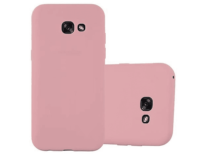 Style, A3 CANDY Samsung, 2017, Backcover, Hülle CADORABO ROSA im TPU Candy Galaxy