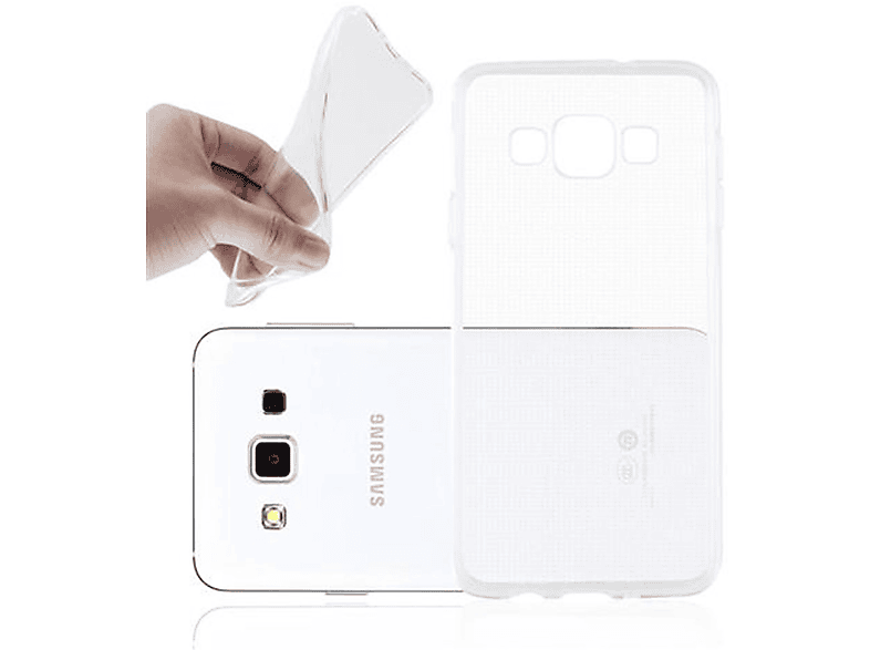 CADORABO TPU Ultra Slim AIR Schutzhülle, Backcover, Samsung, Galaxy A3 2015, VOLL TRANSPARENT