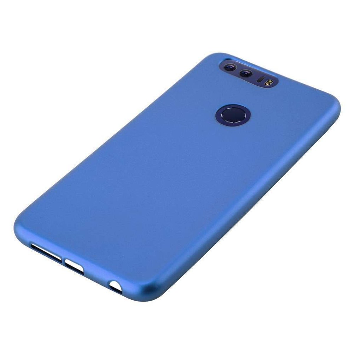 CADORABO TPU Honor, METALLIC Hülle, 8 Matt BLAU 8 Metallic Backcover, / PREMIUM