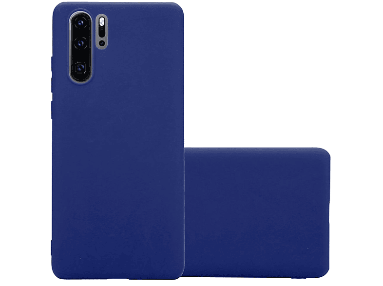 CADORABO Hülle im TPU Candy BLAU Style, Backcover, PRO, Huawei, DUNKEL CANDY P30