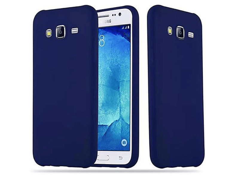 CADORABO Hülle im J5 CANDY Samsung, 2015, BLAU Candy DUNKEL TPU Galaxy Backcover, Style