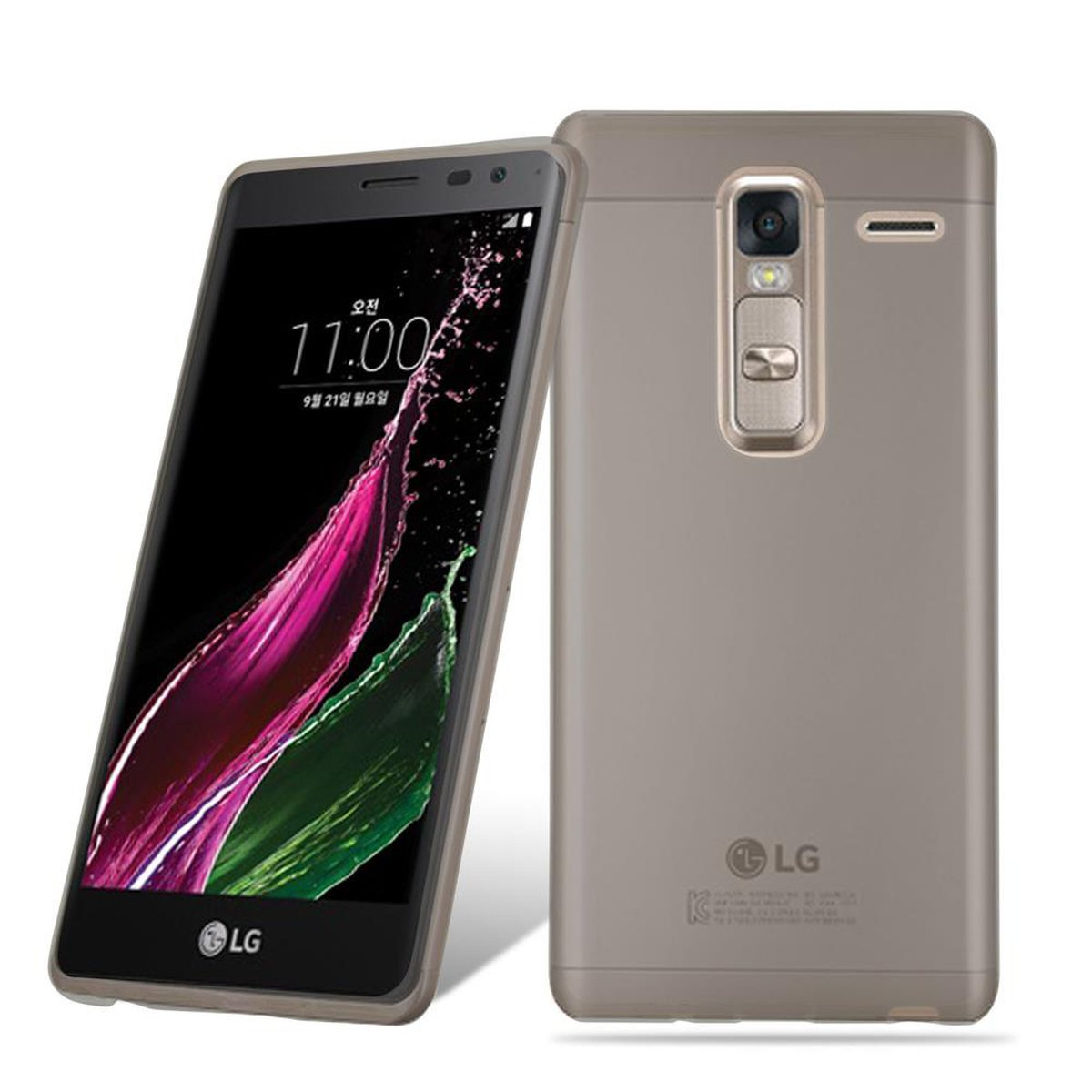 LG, AIR Slim TPU TRANSPARENT Backcover, CADORABO SCHWARZ CLASS, Schutzhülle, Ultra