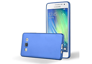 CADORABO TPU Matt Metallic Silikon Hülle, Backcover, Samsung, Galaxy A3 2015, METALLIC BLAU