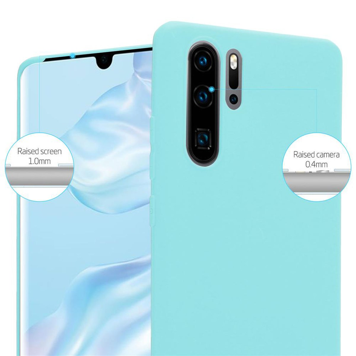 Style, Candy CANDY CADORABO BLAU Huawei, P30 TPU PRO, Hülle im Backcover,
