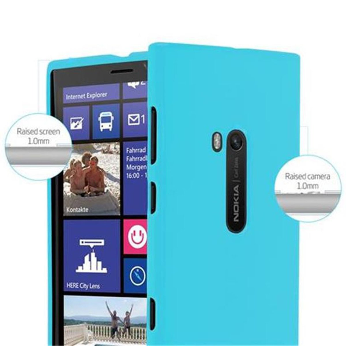 JELLY Lumia 920, CADORABO TPU HELL Handyhülle, BLAU Nokia, Backcover, Jelly