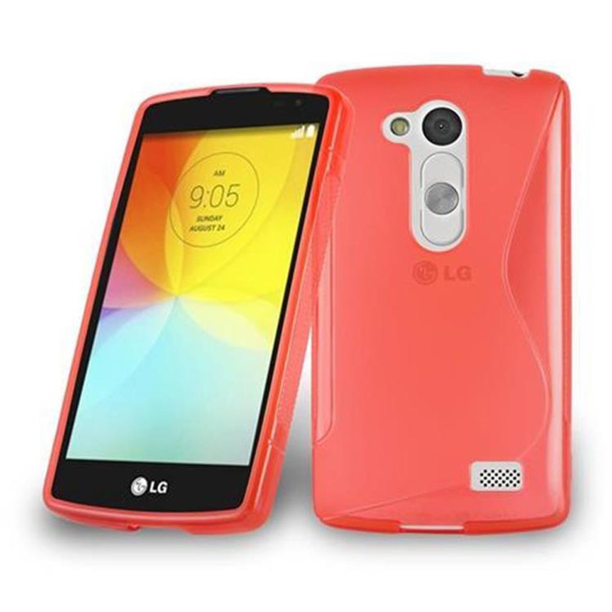 ROT Backcover, TPU Handyhülle, L FINO, LG, INFERNO CADORABO S-Line