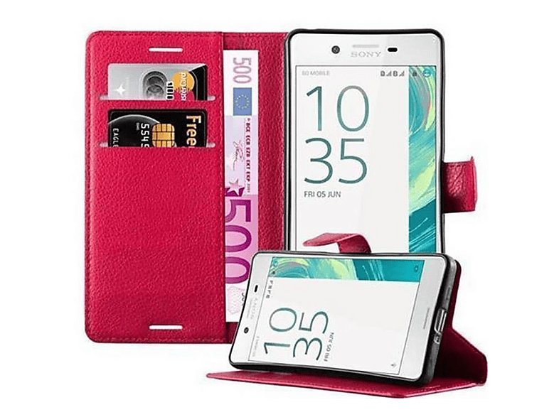 Custodia per Sony Xperia M5 Portafoglio Protettiva Magnetica