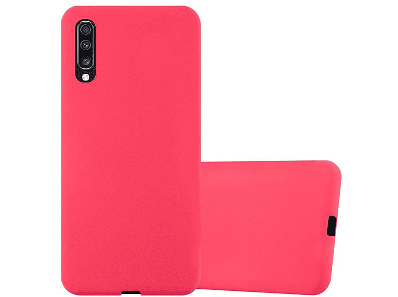 CADORABO TPU Frosted Schutzhülle, Galaxy A70s, FROST Backcover, A70 / Samsung, ROT