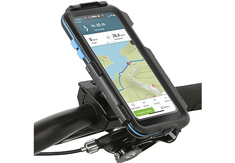 WICKED CHILI Tour Case wasserdichte Fahrradhalterung für Apple iPhone XR  (6,1 Zoll) Fahrrad / Motorrad Handy Halterung, schwarz