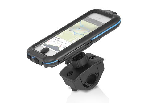 WICKED CHILI QuickMOUNT Fahrradhalterung / Motorradhalterung Set für Apple  iPhone 12 / 12 Pro (6,1 Zoll) Fahrrad / Motorrad Handy Halterung mit Case,  schwarz