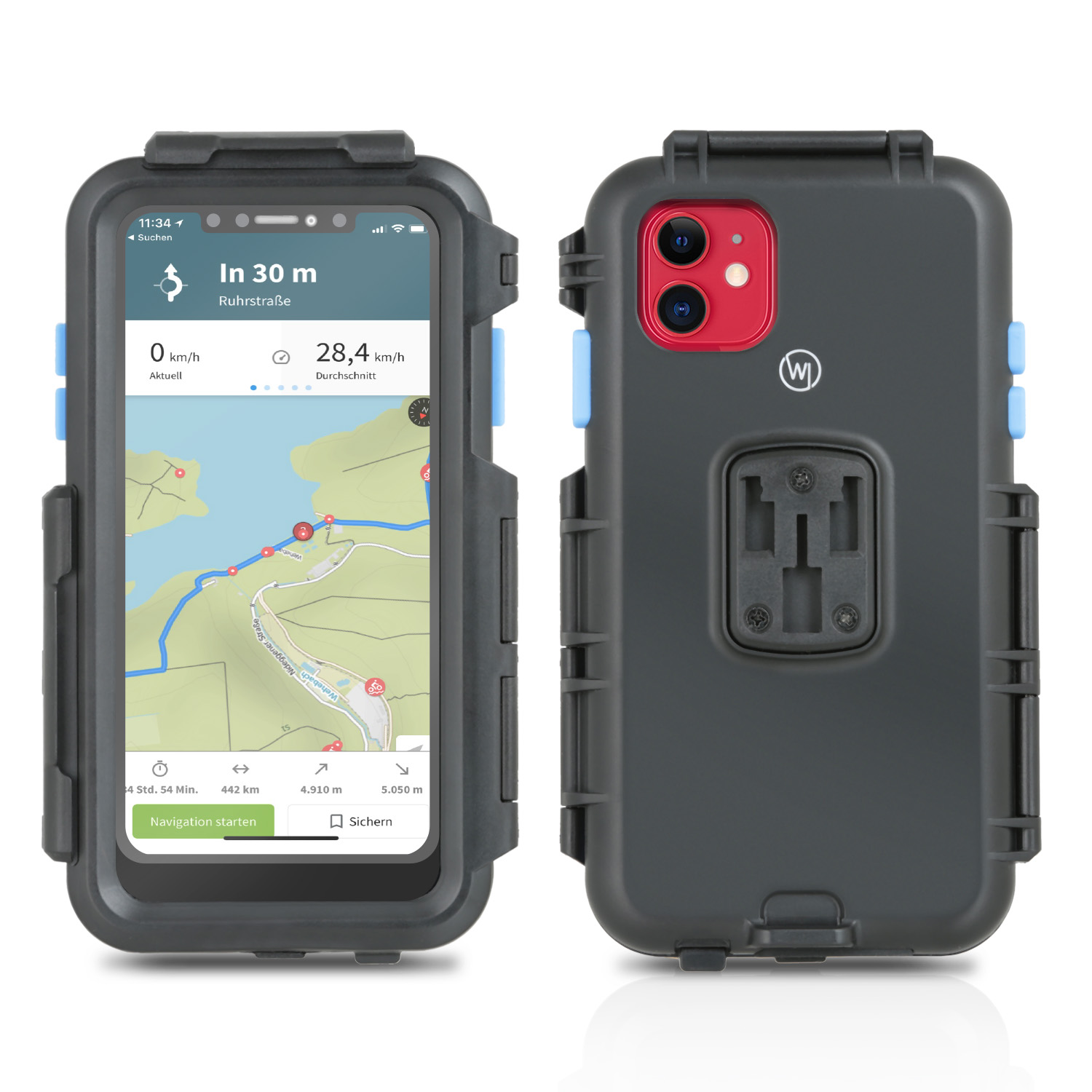 Wicked Chili Tour Case Für IPhone SE/5S/5 – Wasserdichte Fahrradhalterung Mit Lenkeradapter