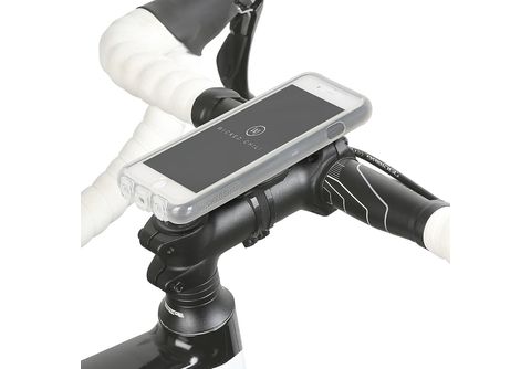 WICKED CHILI QuickMOUNT Fahrradhalterung / Motorradhalterung Set für Apple  iPhone XR (6,1 Zoll) Fahrrad / Motorrad Handy Halterung, schwarz