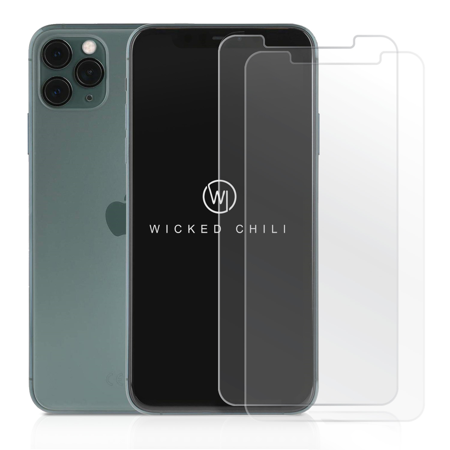 Ein Telefon, plus Displayschutzfolien.