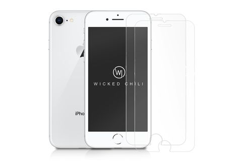 WICKED CHILI 2X Easy-In Schutzglas(für Apple iPhone 8, iPhone 7
