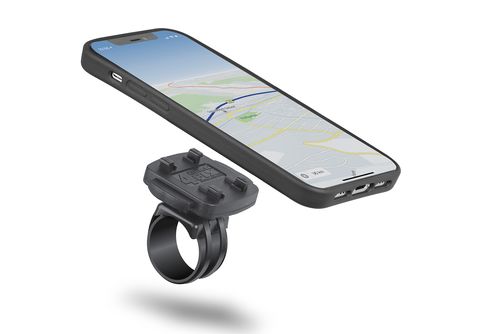 WICKED CHILI QuickMOUNT Fahrradhalterung / Motorradhalterung Set für Apple  iPhone 8 Plus / 7 Plus 8+ 7+ Fahrrad / Motorrad Handy Halterung, schwarz