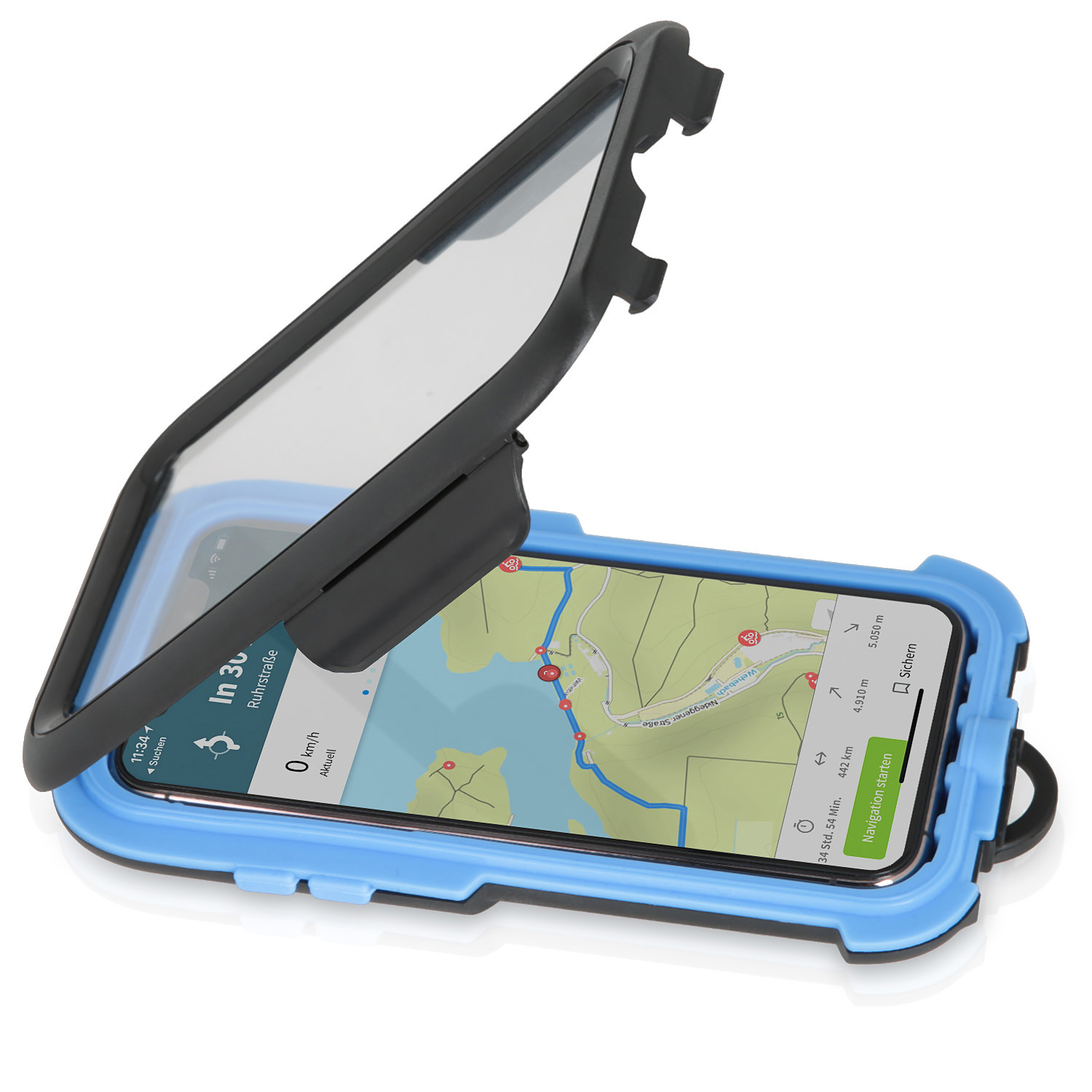 Apple Fahrradhalterung, CHILI WICKED 11 für Case Tour / wasserdichte iPhone XS Fahrradhalterung / Pro schwarz X