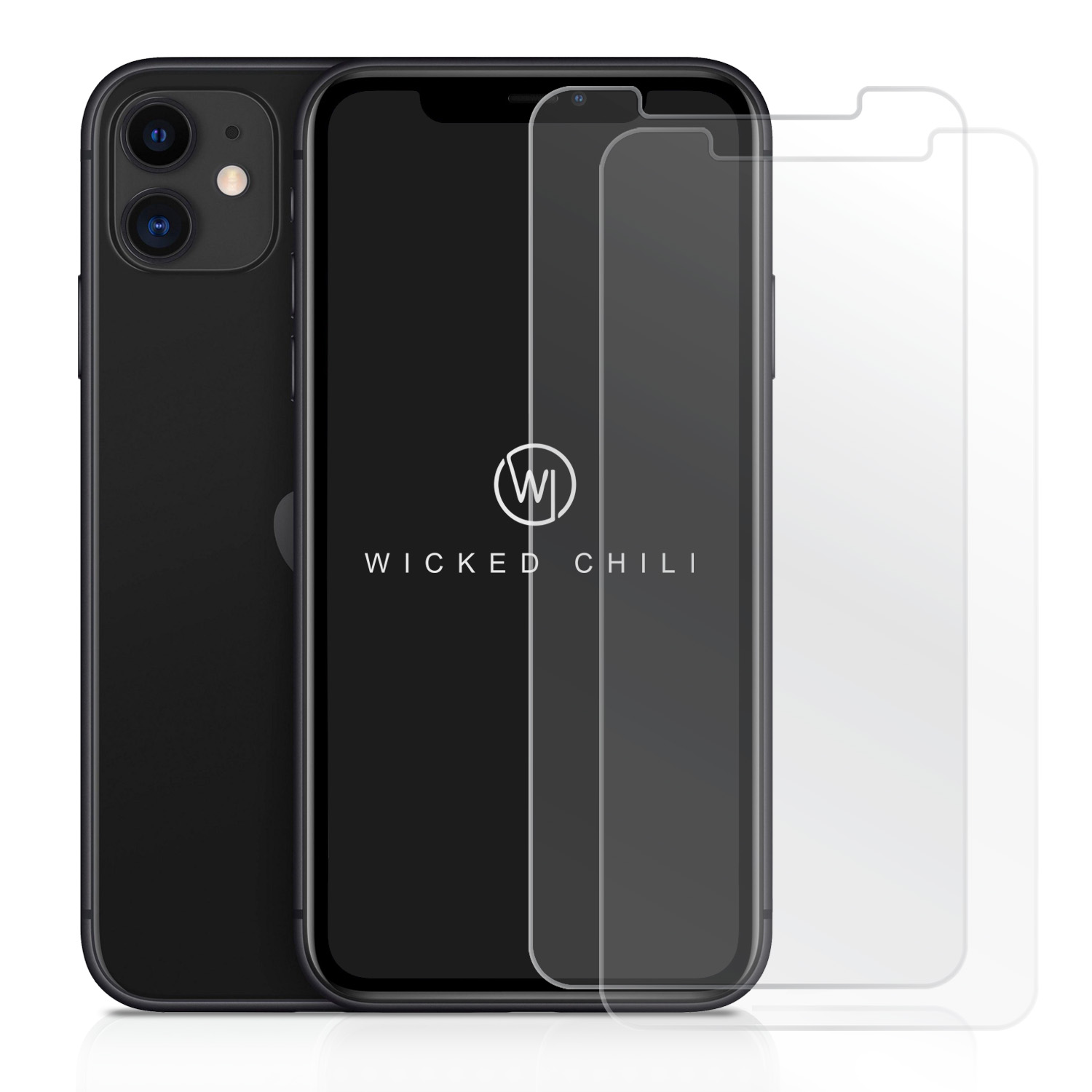 WICKED CHILI 2X Easy-In XR) iPhone / 11 Apple Schutzglas(für
