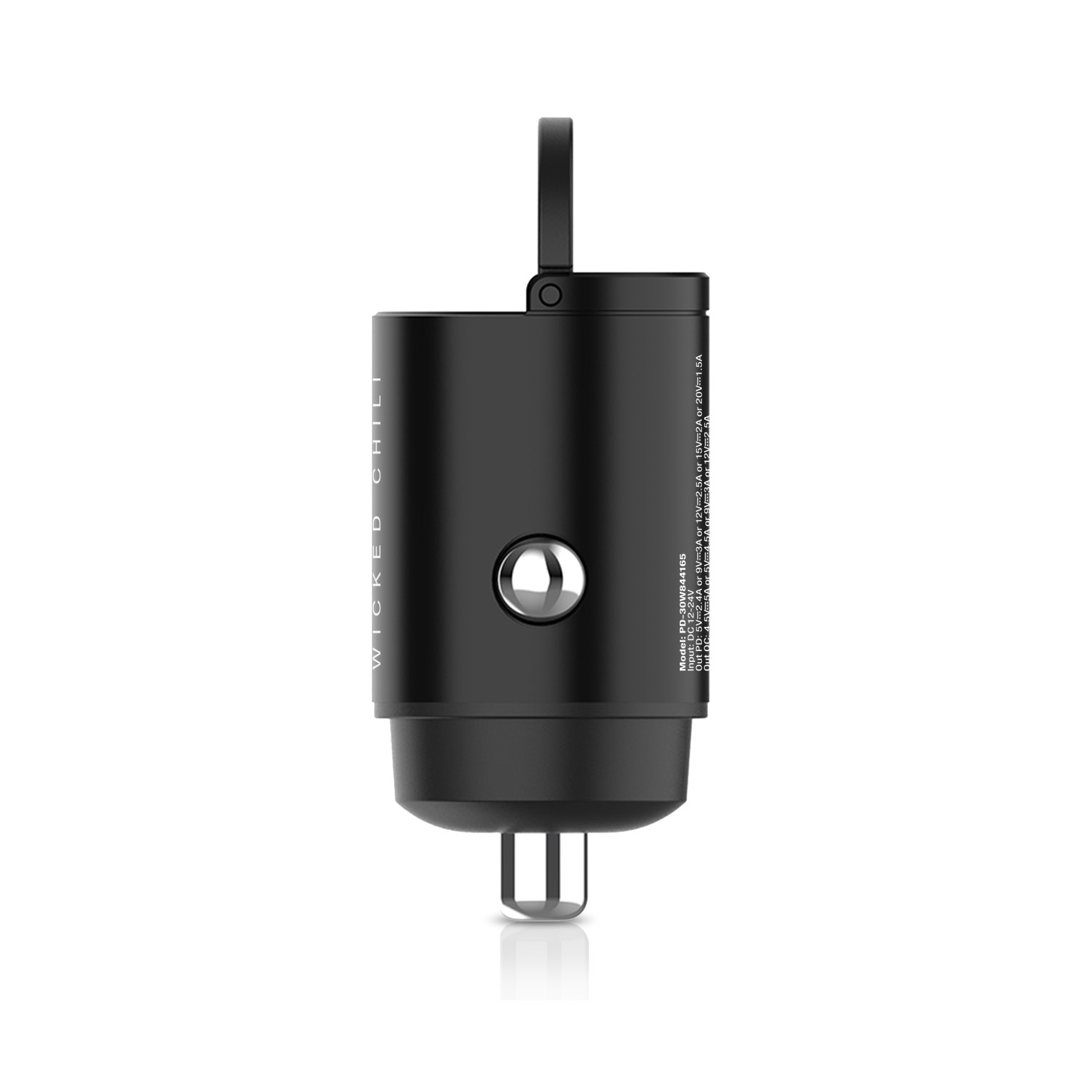 WICKED CHILI 30W Mini Dual schwarz USB-C QC 3.0 Xiaomi, iPhone 14 Schnelladegerät Samsung, Realme, Sony, PD Autoladegerät Ladegerät Oppo, Asus, KFZ Huawei, + Galaxy, Apple, Zigarettenanzünder