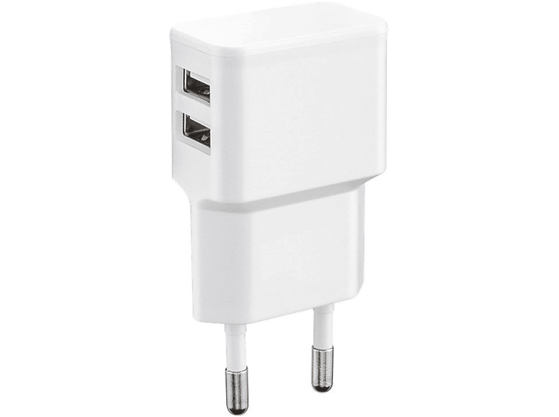 Wicked Chili set van 4 USB-oplader 12W / 2400mA Pro Series universele 2-poorts USB oplader met ID Chip voor mobiele telefoon, powerbank en bluetooth
