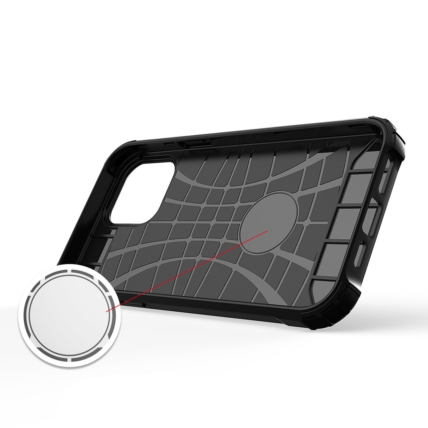 Case, Hybrid Armor COFI Backcover, iPhone Schwarz Mini, 13 Apple,